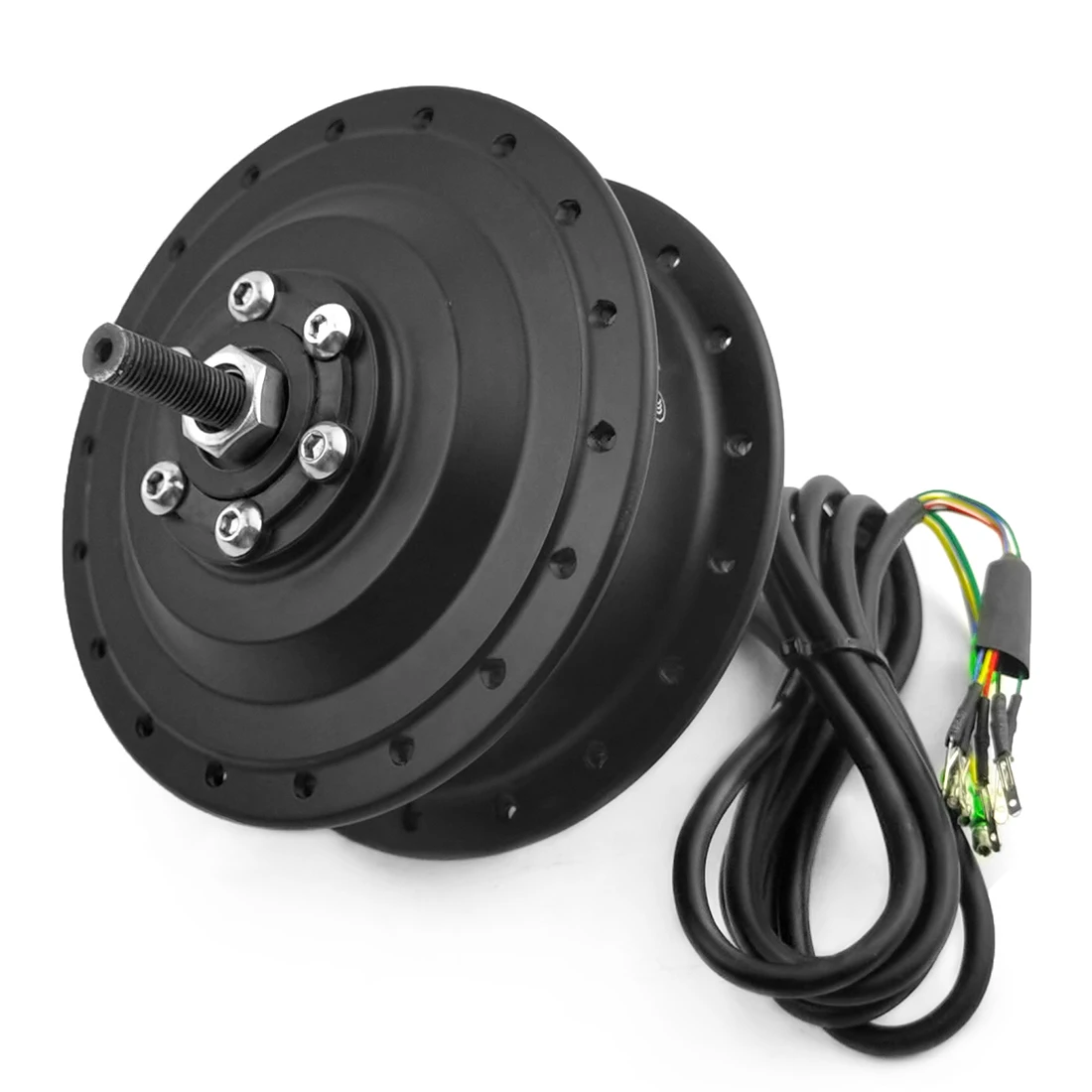 300RPM 48V 250W Electric black geared Motorcycle brushless hub motor e bike for bicycle