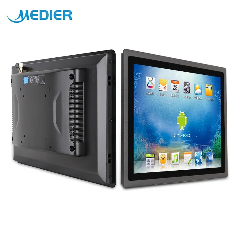 Medier Embedded IP65 wall mount  lcd display monitor open frame  manufacturer  Capacitive   Industrial Touch Monitor