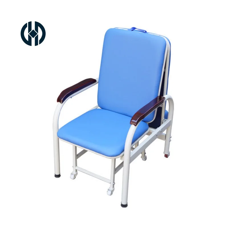 Manhua Hot Sale Hospital Medical Folding Sleeping Patient Accompany Chair