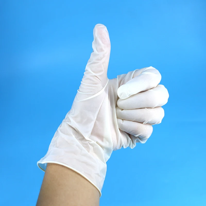 Box of 100 Powder-Free PVC Modified Vinyl Gloves Household Safety Inspection Gloves