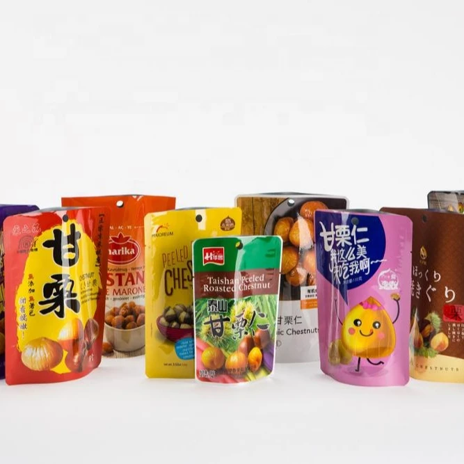 Instant Food Cooked Chestnut Packaging High Temperature Retort Pouch