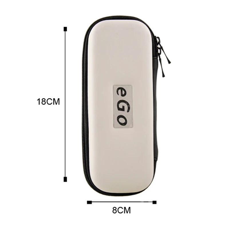 Оптовая продажа индивидуальный жесткий кожаный чехол на молнии для электронной сигареты eGo