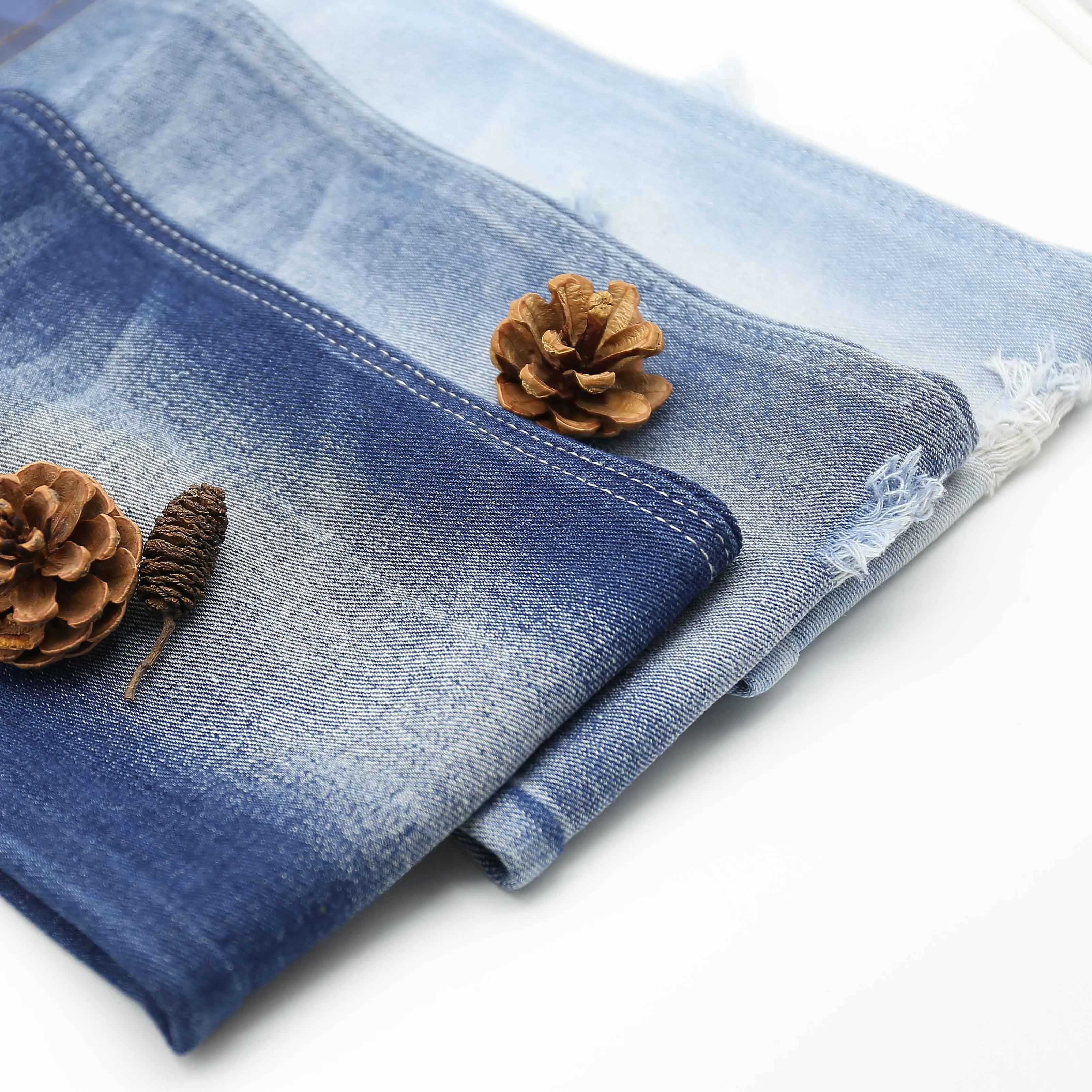 Cotton Poly 10.6Oz Satin Rolls Of Denim Fabric Turkey Industrial Supplier Cheap Price