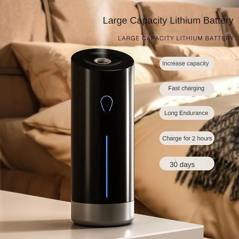 Custom Logo Smart LED Light Electric Air Freshener Automatic Spray Timing Scents Diffuser For  Home Hotel