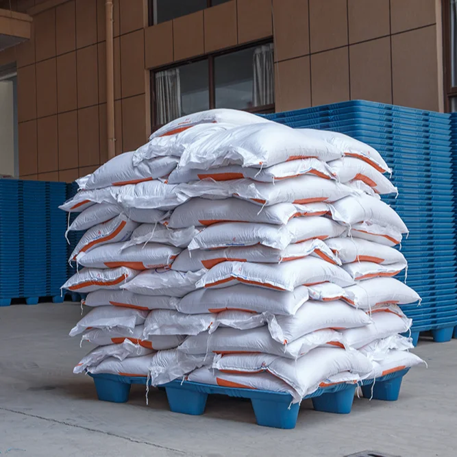 Лидер продаж, дешевый односторонний промышленный влагостойкий пластиковый поддон с защитой от столкновений