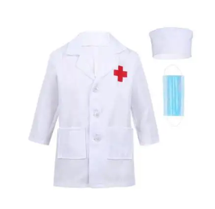 wholesale Cosplay for Boys Girls Halloween Carnival Fancy Party Performance Costumes Toys Sets Kids Doctor Nurse Uniform