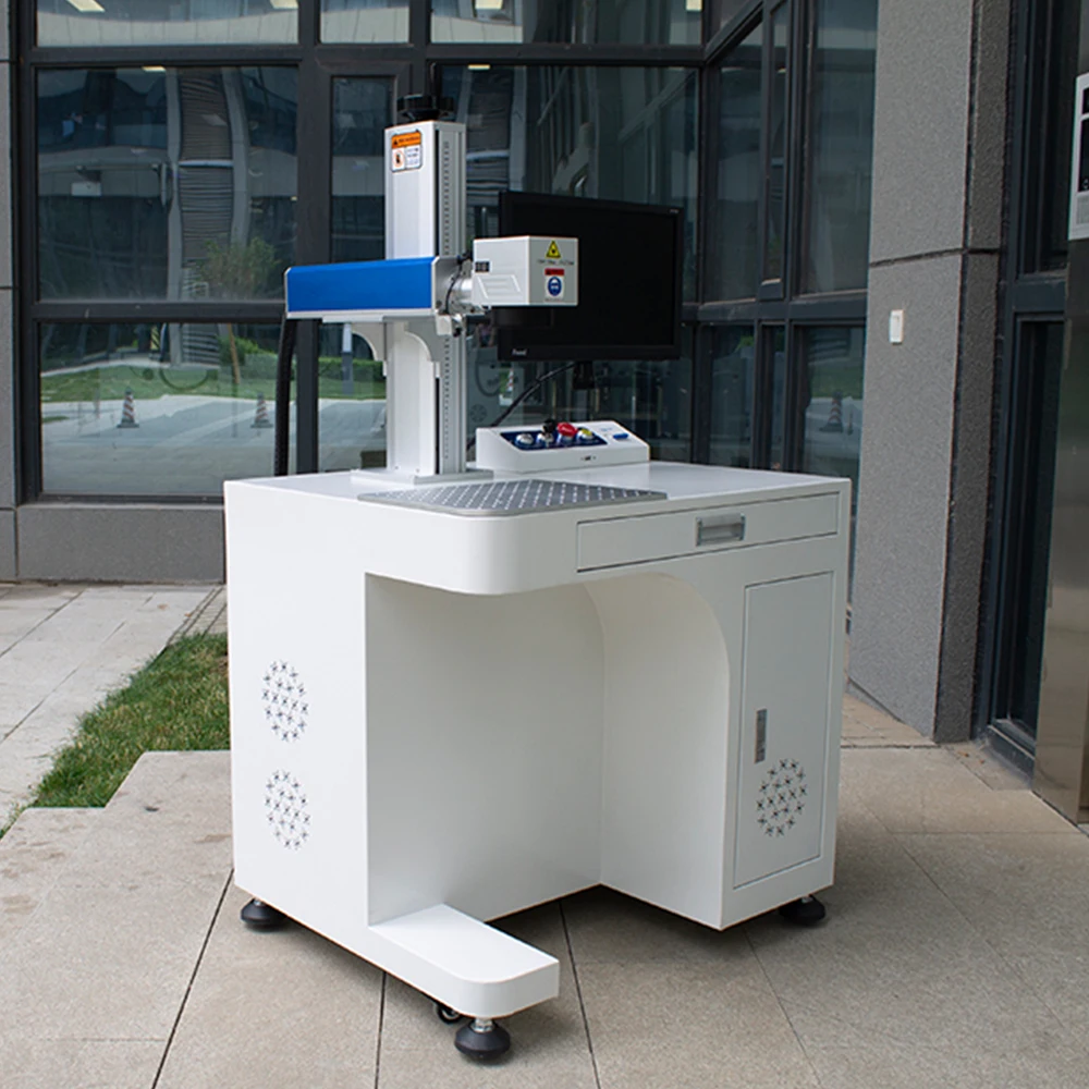 50w 60w jewelry metal silver gold 3d uv laser marking machine For Good Price fiber laser engraving machine