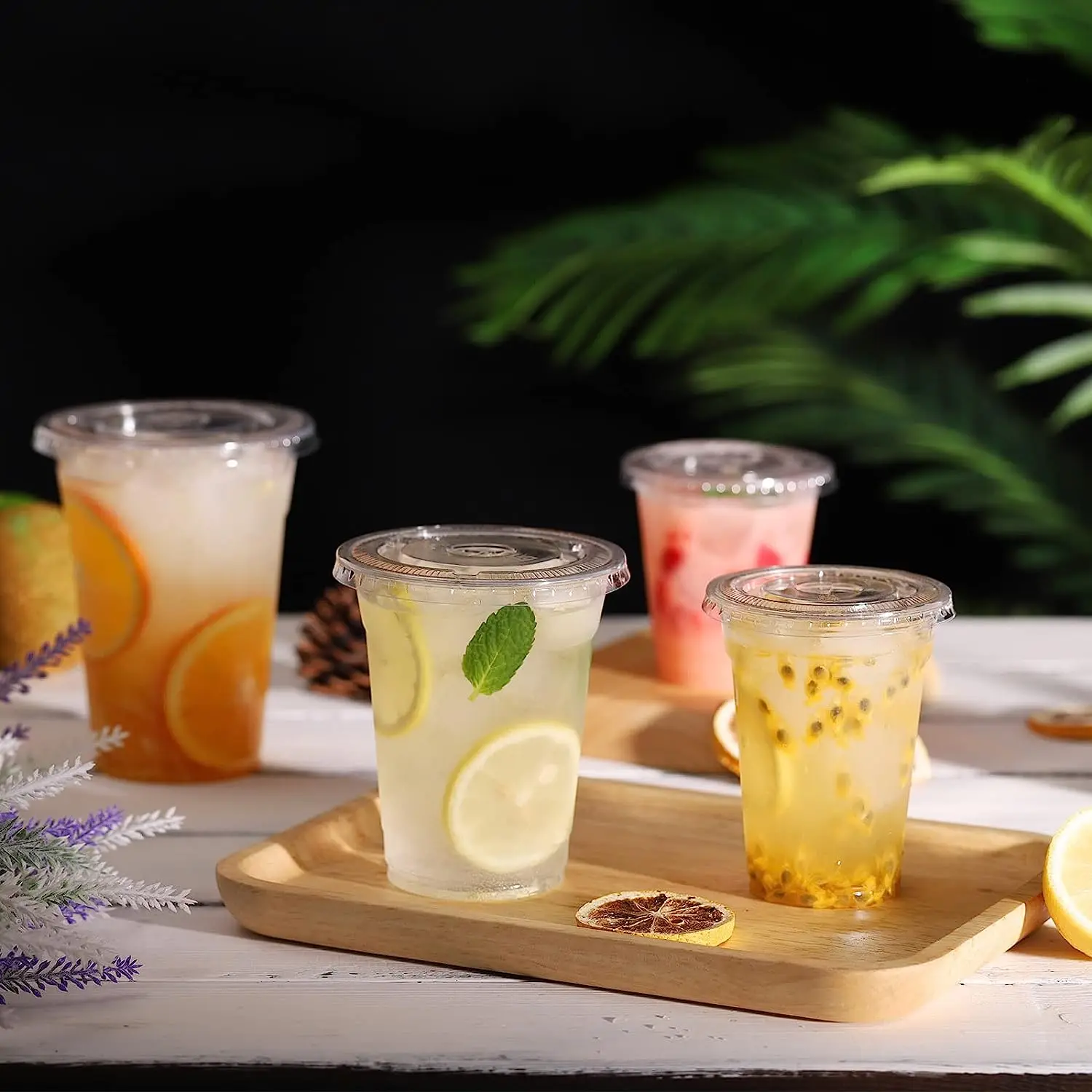 BOYO factory OEM/ODM Customized packaging logo capacity plastik water cups vasos plastic 8 oz de colores for company