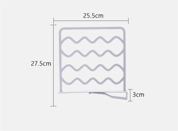 
Plastic Shelf Dividers Closets Shelf and Closet Separator for Wood Closet Set of 3 