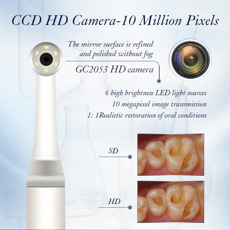 Free Shipping Visual Electric Toothbrush Multi-functional Toothbrush Oral Endoscope Camera For Android & Iphone