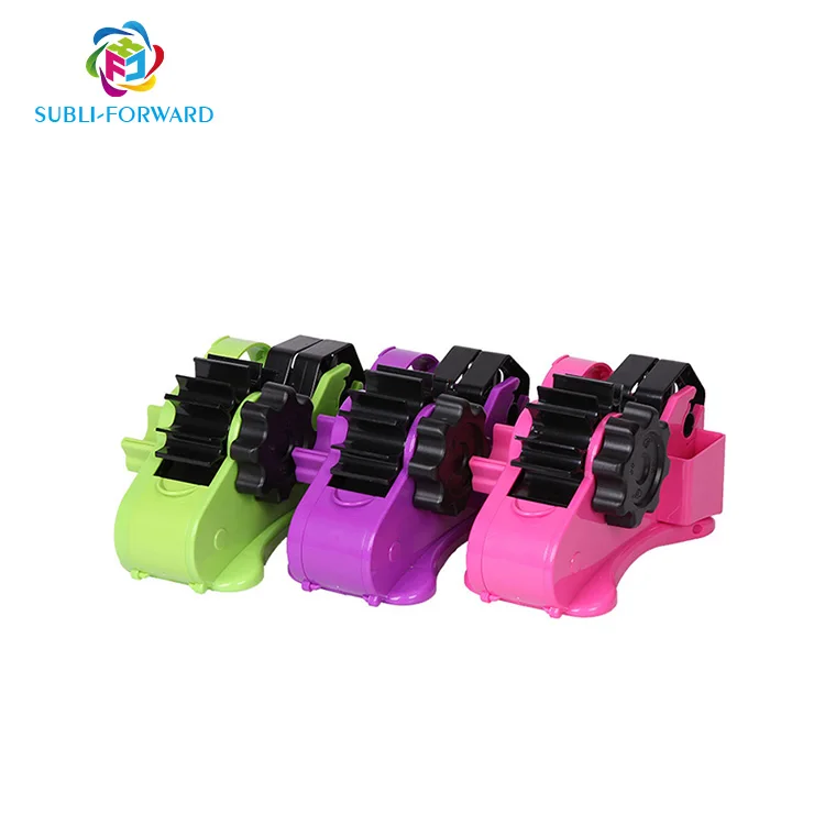 Sublimation Wholesale Multi-function Double Sided Big Tape Dispenser Cutter With Pen Holder-35MM