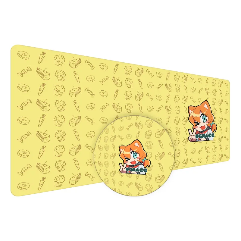 Vograce новый стиль пользовательский Печатный аниме игровой коврик для мыши из микрофибры