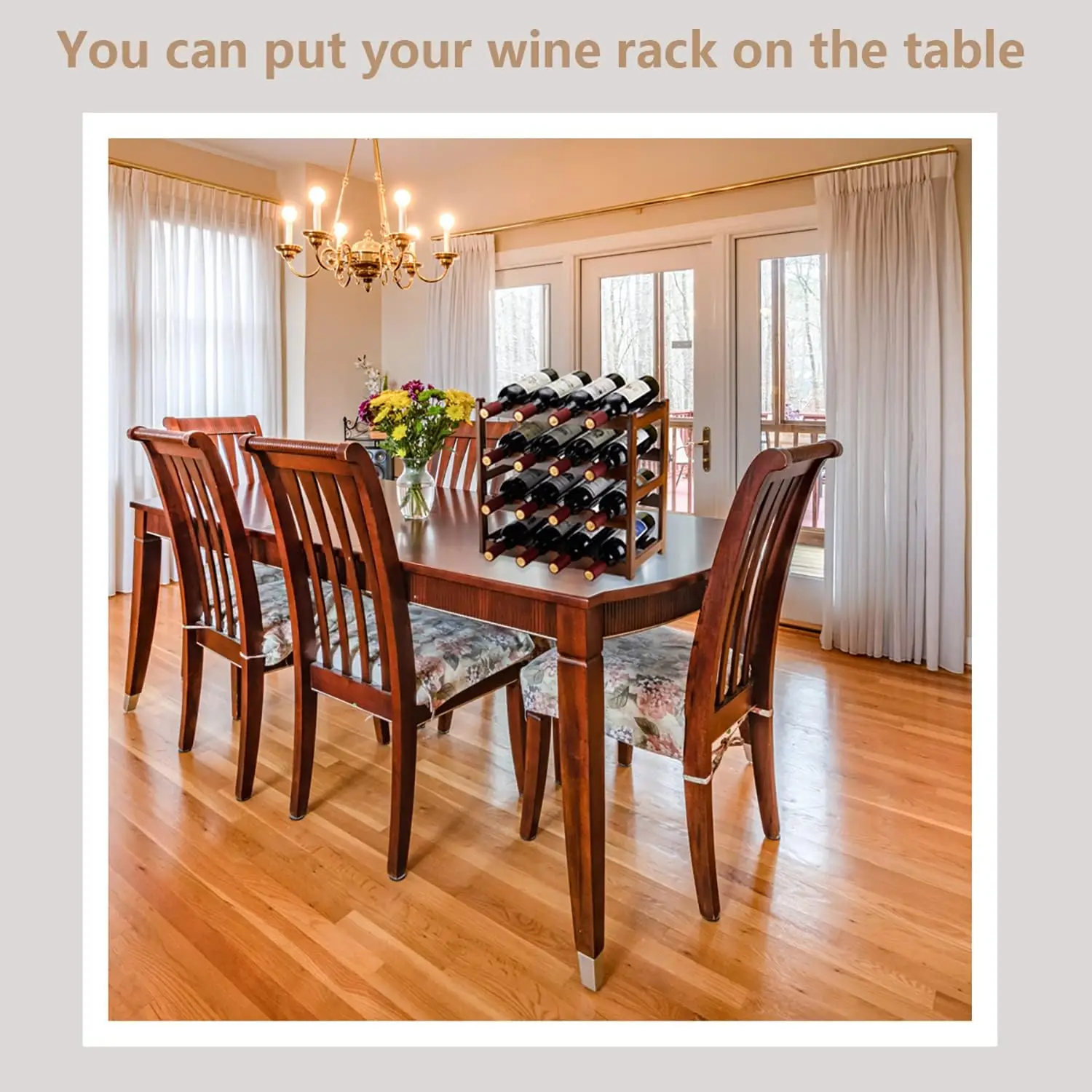 widely used wholesales bamboo wine rack hot selling wine bottle holder curved wooden and wooden storage rack