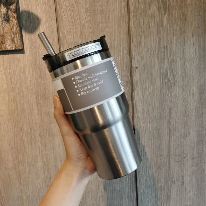 2023 Wholesale Stainless Steel Vacuum Bottle Tumbler Insulated Modern Sport Travel Cup Tyeso Tumblers With Straw