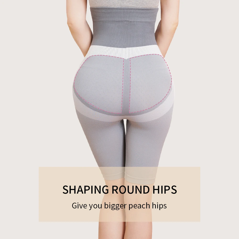 S-SHAPER фабричные турмалиновые бамбуковые брюки с высокой талией Женские Корректирующие шорты