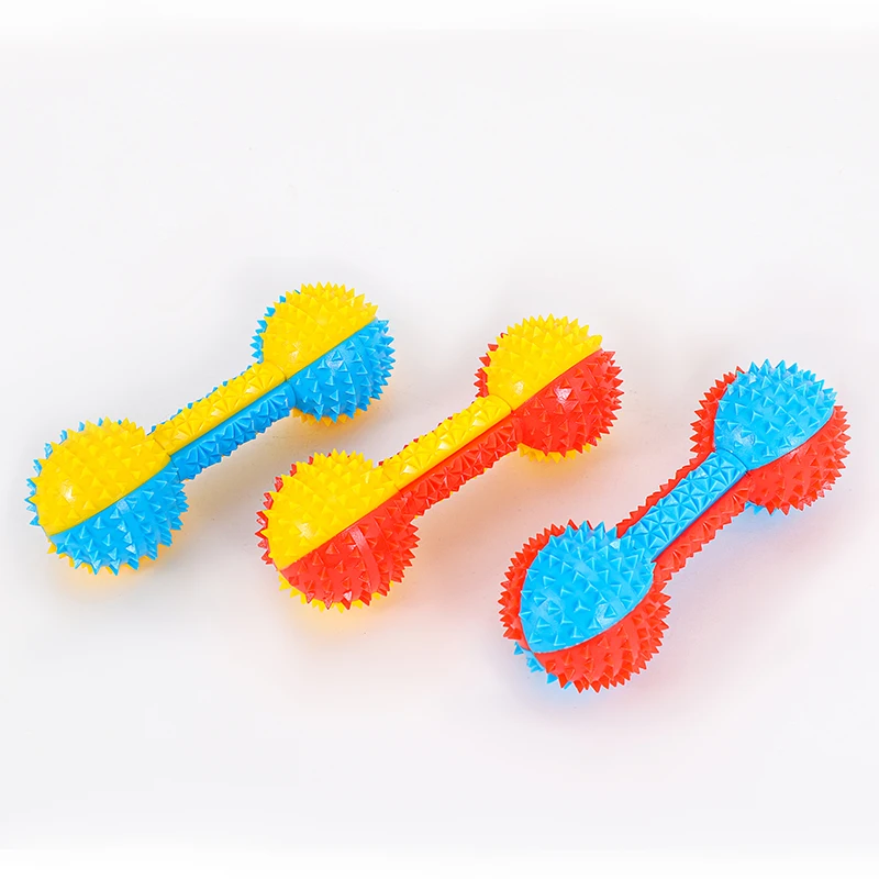 Dumbbell Dog Toys New Dog Toys Interactive Dog Treat Chew  Toys