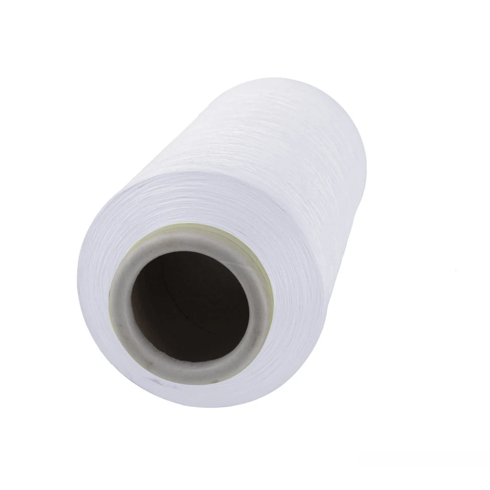 Wholesale cheap price 75d 36f dyed weaving thread polyester dty  texturing yarn white