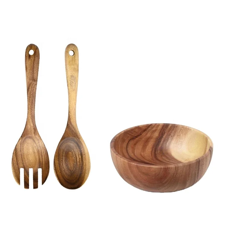 Сервировочный кухонный инструмент для салата из акации, 26 см, Высококачественная Салатница высокого качества, 20 см, кухонная утварь, приспособление для приготовления, перемешивающая ложка