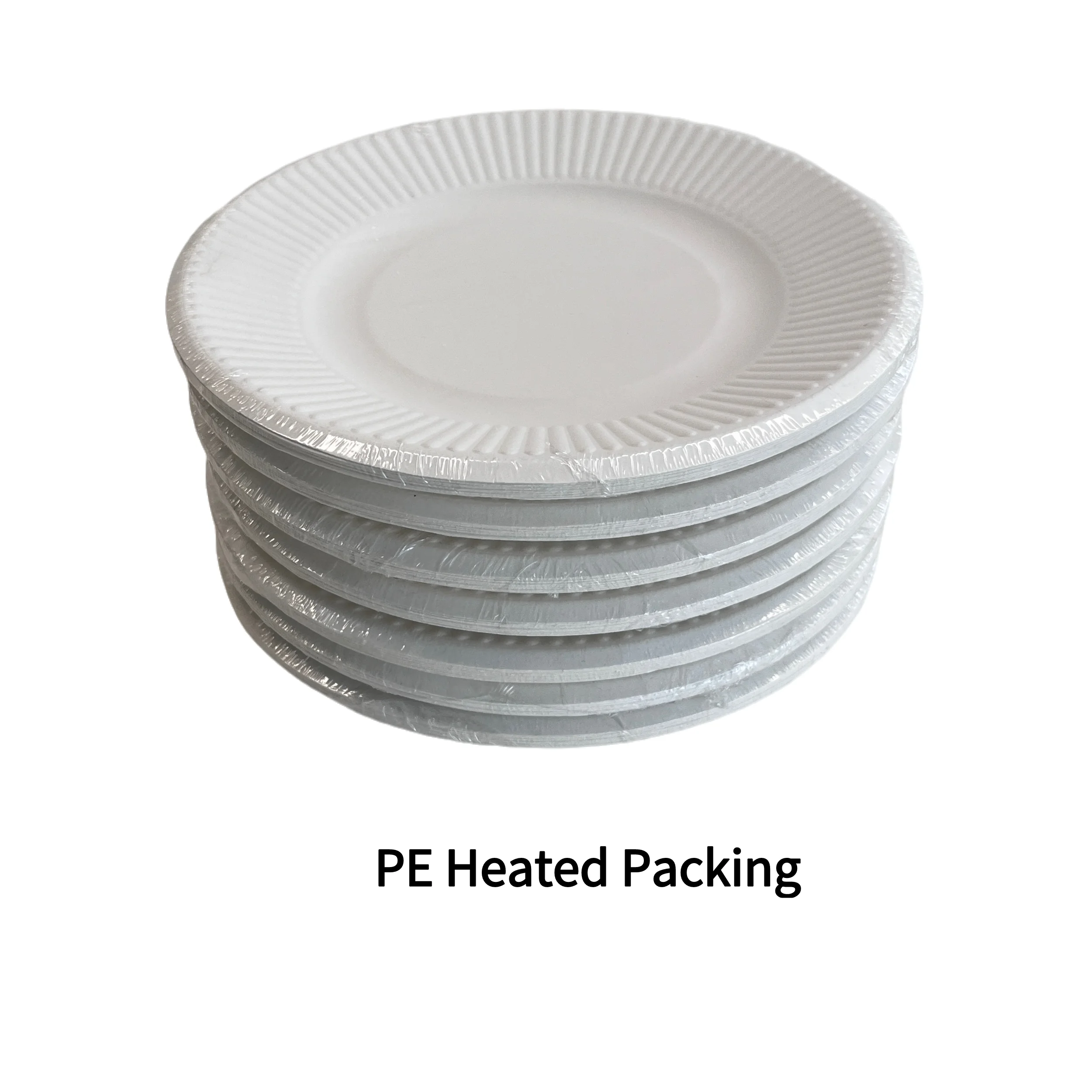 8 Inch Tray Biodegradable Bagasse Plate Biodegradable Food Packaging Paper Tray Disposable Dinnerware