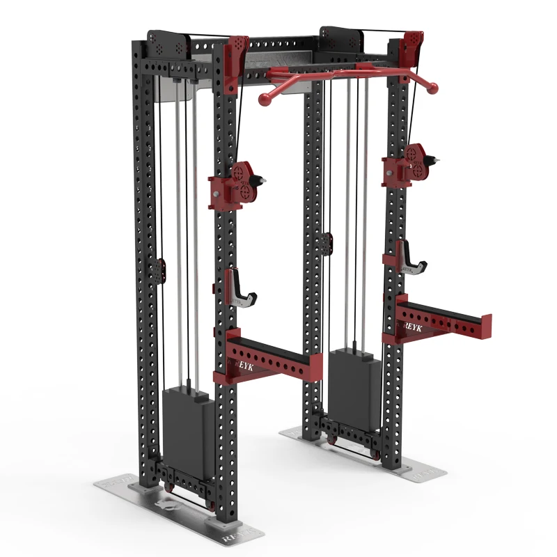 machine squat rack multi-functional integrated trainer combined gantry frame gym fitness equipment full set