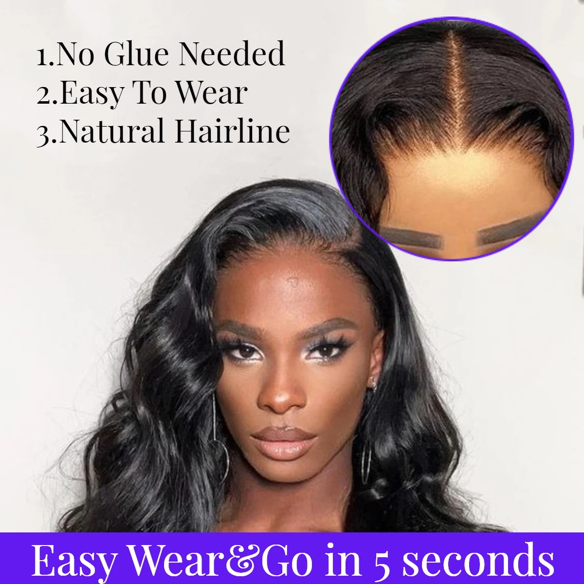 13x6 Glueless Wigs Human Hair Lace Front Body Wave Virgin Hair Swiss Lace Human Hair Wigs For Black Women Hd Lace Front Wigs