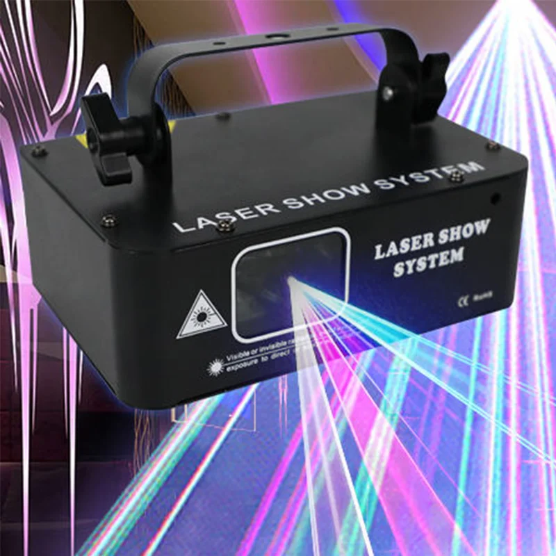 GAGA DMX-512 remote control DJ laser disco lamp stage light high quantity RGB laser