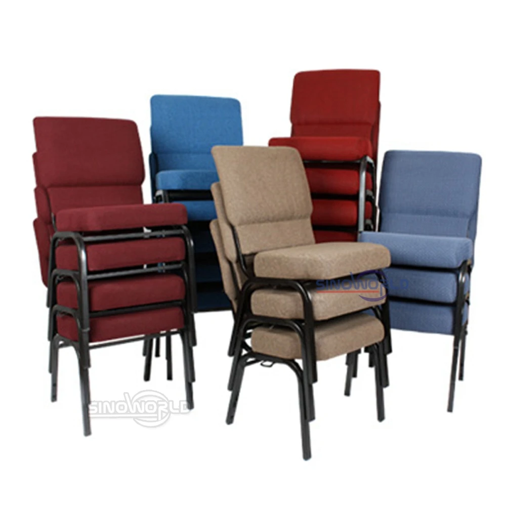 Factory Price Plastic Folding Seat Church Armchairs Conference Hall Theater Auditorium Rental Church Chair