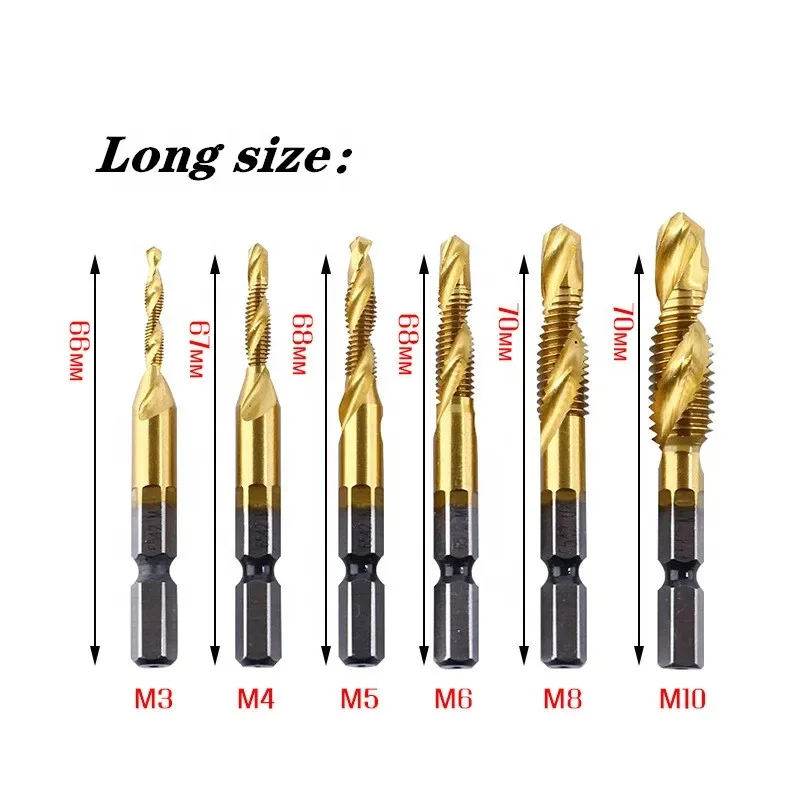 Набор Сверл С шестигранным хвостовиком 3/6 шт.