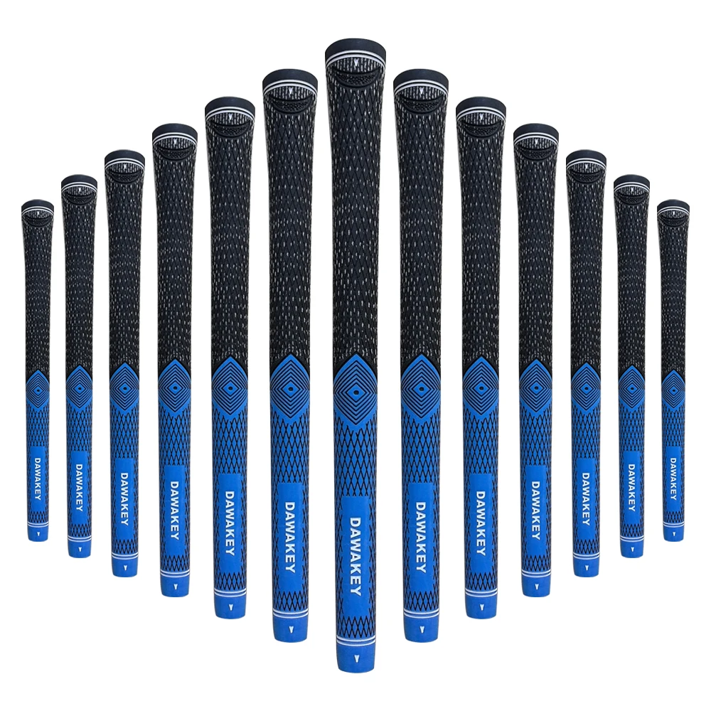 DAWAKEY Golf Grip two color half cord wood/iron Men standard grip --- Customized Logo and Color.