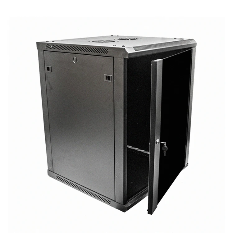 Внутренний шкаф данных для сетевого сервера с настенным креплением 15U