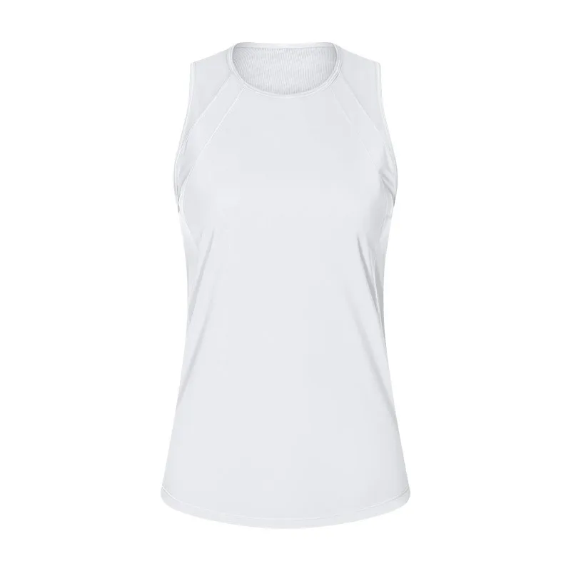 Women Lady Sleeveless Factory spring and summer new style back sports T-shirt light breathable moisture wicking fitness tank top
