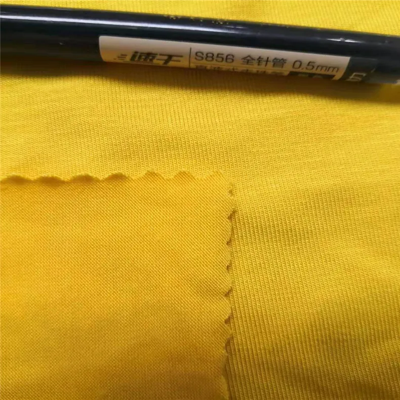 OEKOTEX-100 Certificated Sustainable 95 Bamboo 5 Spandex Bamboo Fiber Fabric for Stretch yoga clothes