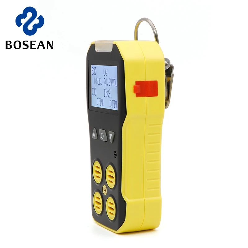 Rechargeable battery NO2nitrogen dioxide SO2 sulfur dioxide multi gas detection monitor