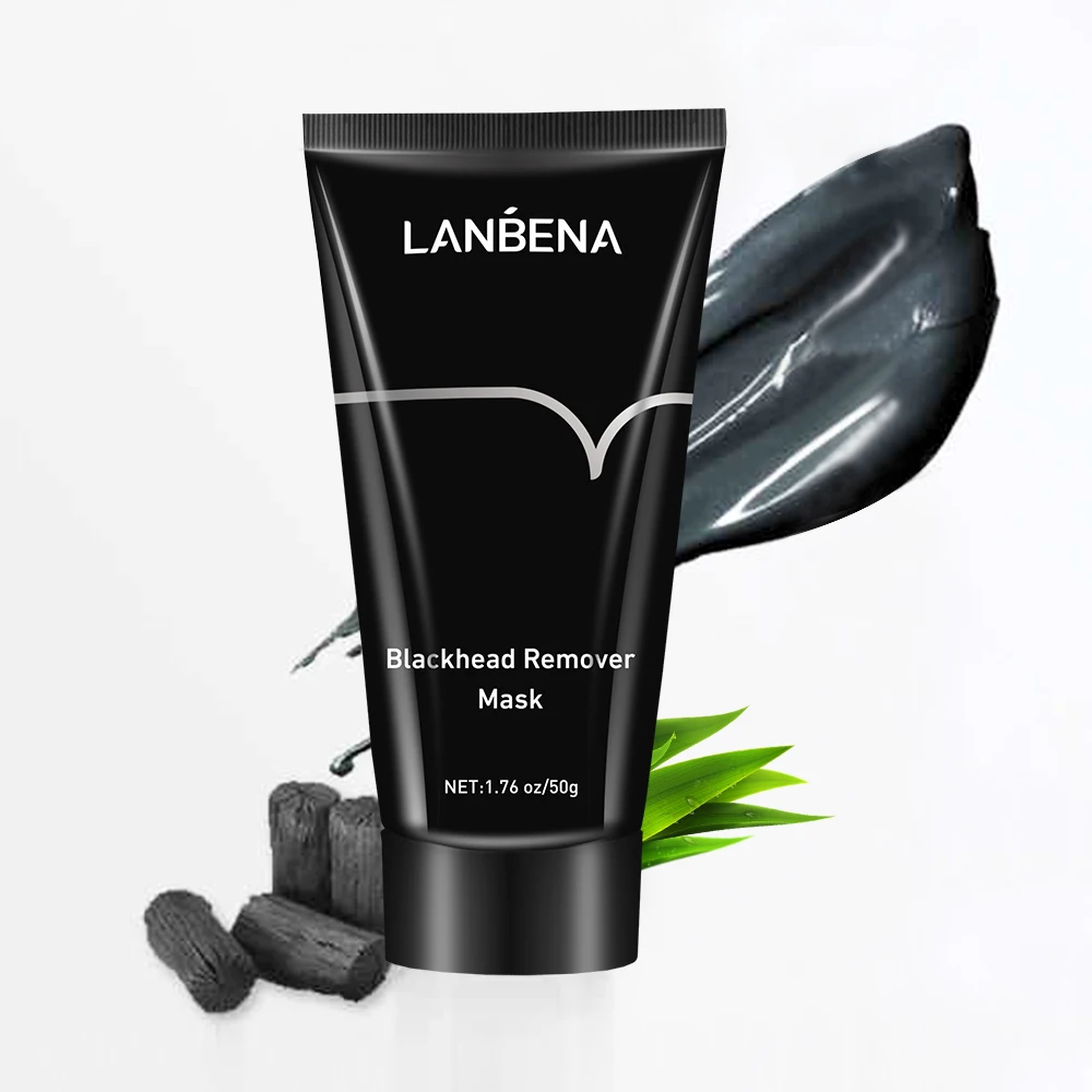 LANBENA Natural Bamboo Charcoal Nose Pore Shrinking Peel Off Blackhead Remover Mask
