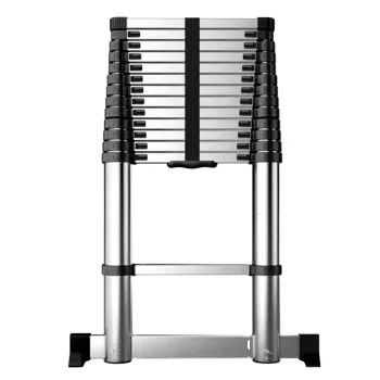 3.8m Retractable Folding Step Telescopic Aluminium Ladder