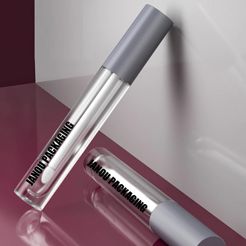 Round Lipstick Tube Empty Tube 5ml Lip Gloss Dispensing Empty Abs Petg Eco Friendly Lipstick Tube Packaging