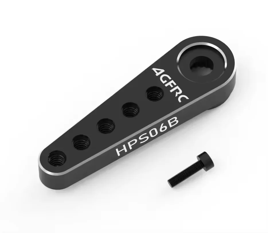 HPS06B High Precision 25T CNC Machined Aluminum Servo Horn / Arm For AGFRC A20, A23, A26, B13 Series Servo For RC Car