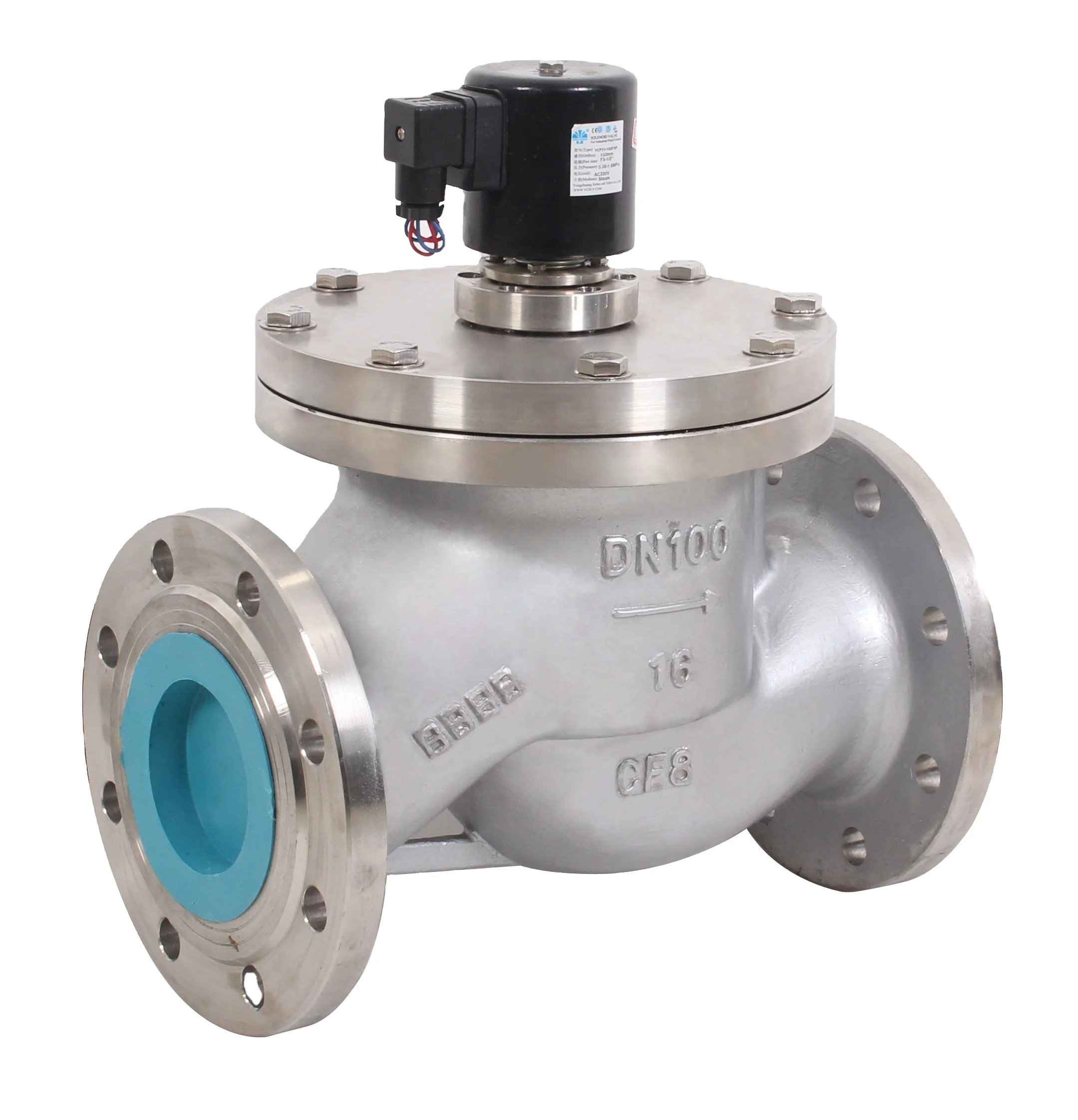 Yongchuang YCDF3 IP68 3 inch water fountain solenoid valve DN80 for music fountain