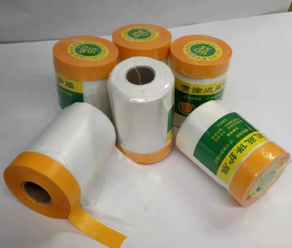 Painting Cover Masking Film Automotive Spray Protective Car Painting Masking Paper Film