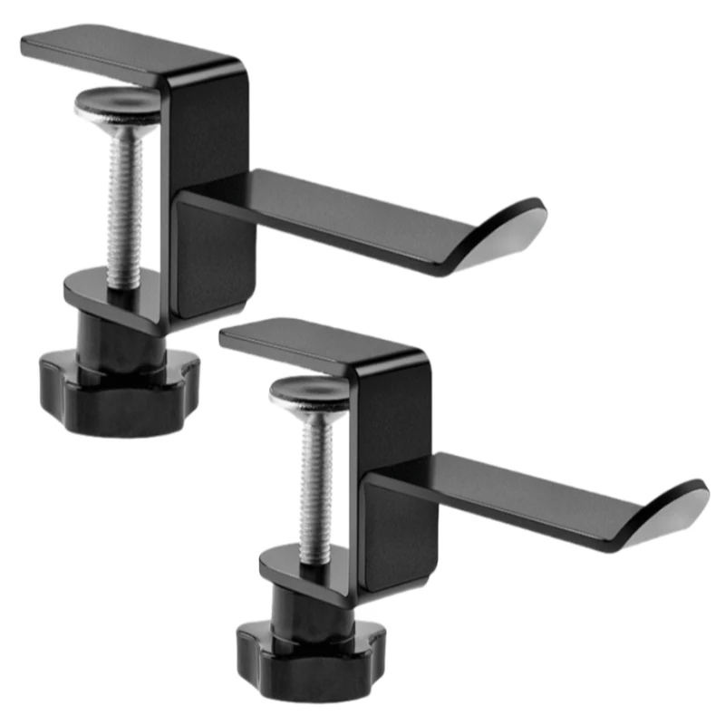 Factory Customized Metal Stand Desk Adjustable Bracket Hooks Double U Shaped Shelf