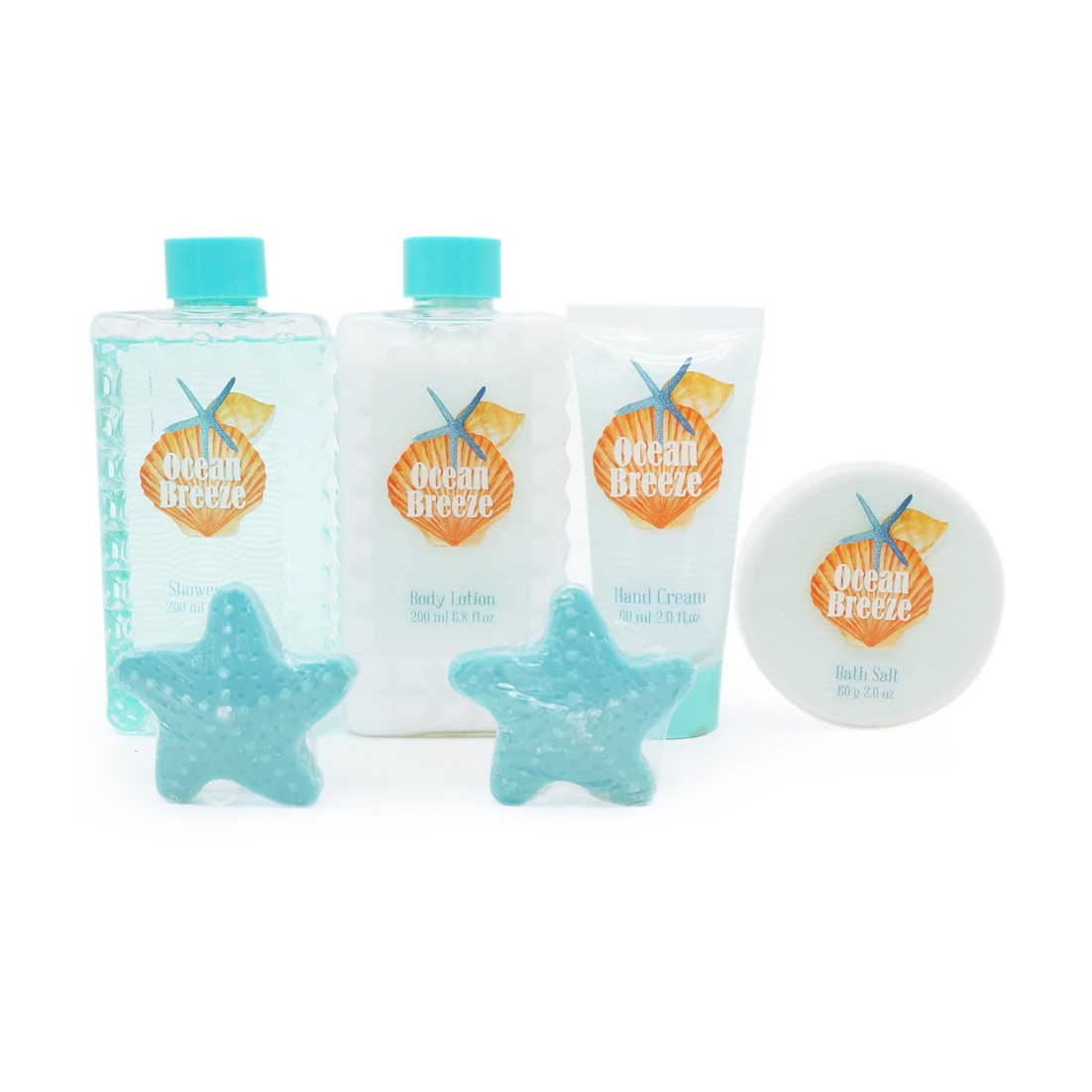 Ocean Breeze Shower Gel  Sea Salt Body Lotion Moisturizing Bath Soap Hand Cream Bath Gift Set for home spa work and body care