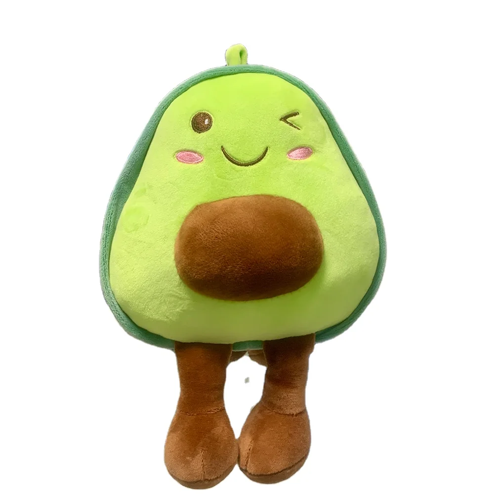 Hot Sale Kawaii Cute Fruit Avocado Plush Toy Soft Baby Toy for Children Packaged in Opp Bag