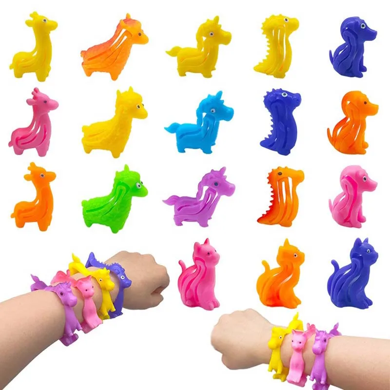 Stretchy String Fidget Toy Stretchy bracelet Stress Relief fidget Sensory Animal Toys