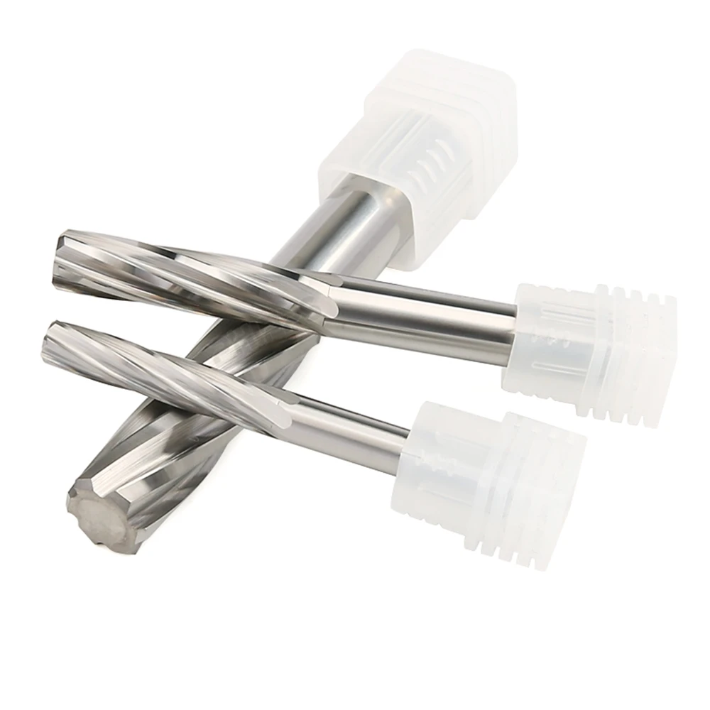 PANDA aluminum endmill cutter solid carbide standard 20mm 6 flute end mill  9mm chamber hand helical straight flute reamer tool