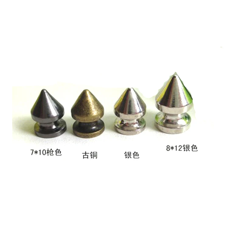 High quality screw metal studs rivets for shoes bags