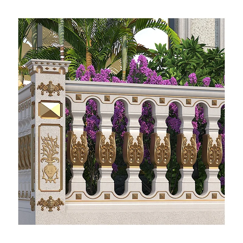 Ready Stock concrete fence mold reusable balustrade mould baluster railing pole post balister bollard Plastic injection formwork