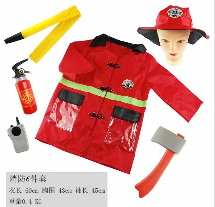 New design cosplay costume doctor nurse fireman clothes Children professional clothes  with factory direct price