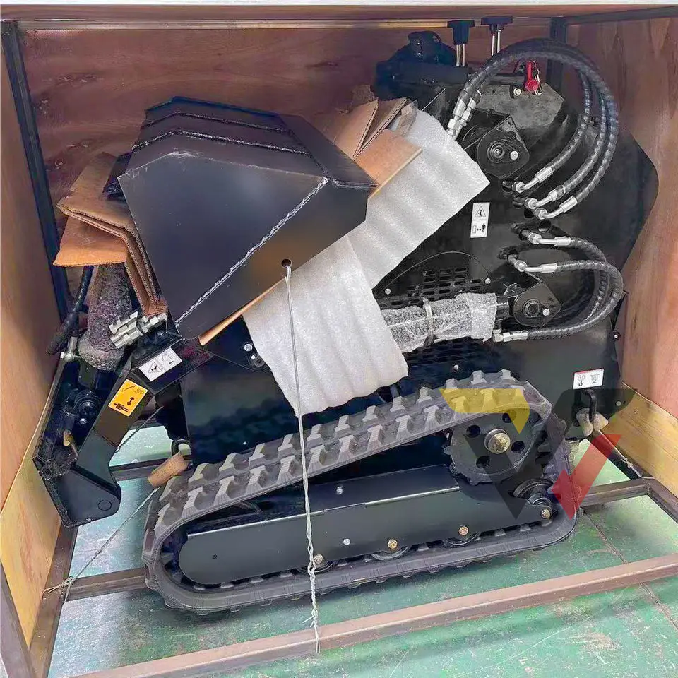 Factory Construction Diesel Skid Steer Loader mini skid steer track loader Front End Loader for sale