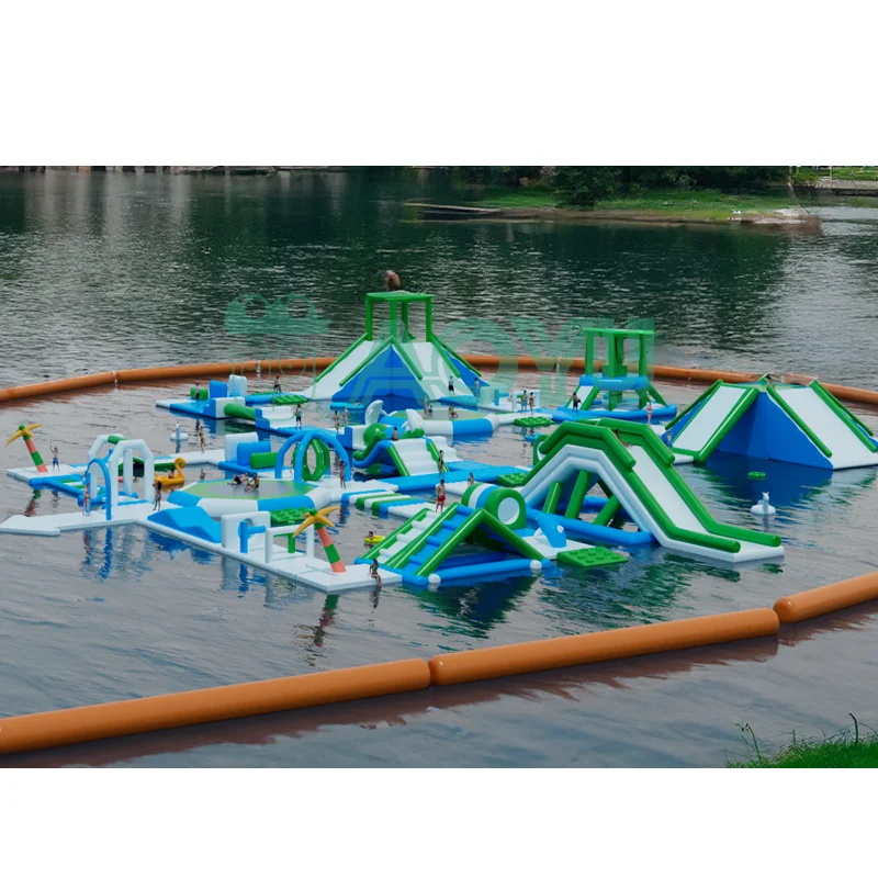 AOYU Outdoor Large Small Adult Kids Water Toys Games Floating Amusement Sea Aqua Park Inflatable Water Park