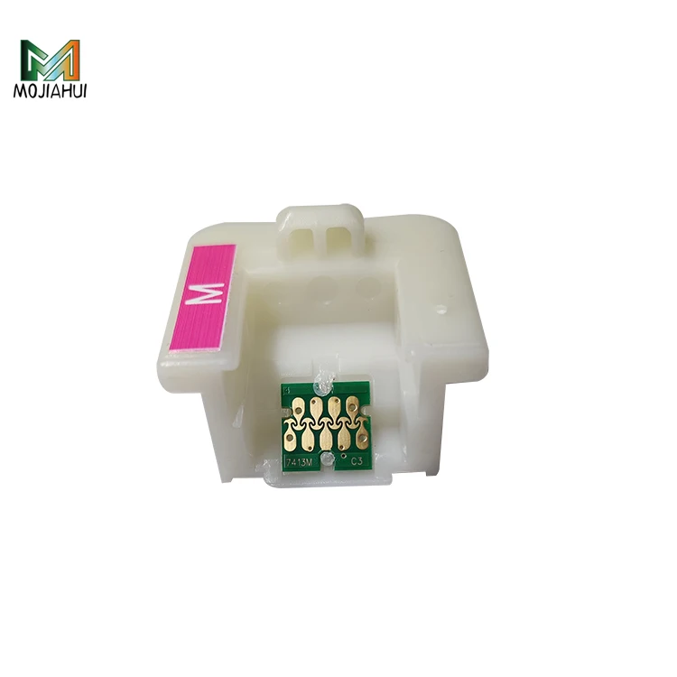  Чип картриджа F6370 с держателем и чипом T46C для принтера EPSOn F7070 F7000 F6200 T46C820